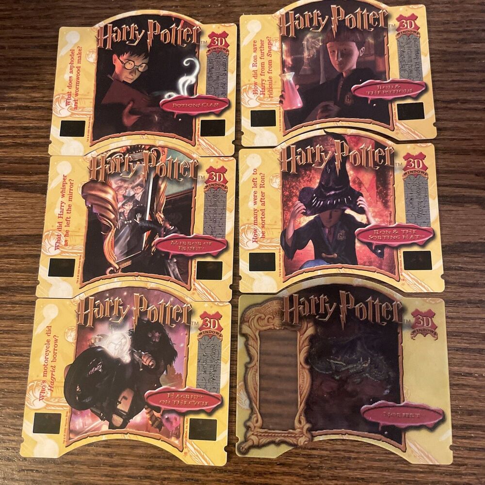 Harry Potter And The Sorcerers Stone Viewmaster 3D slides 6 Slides